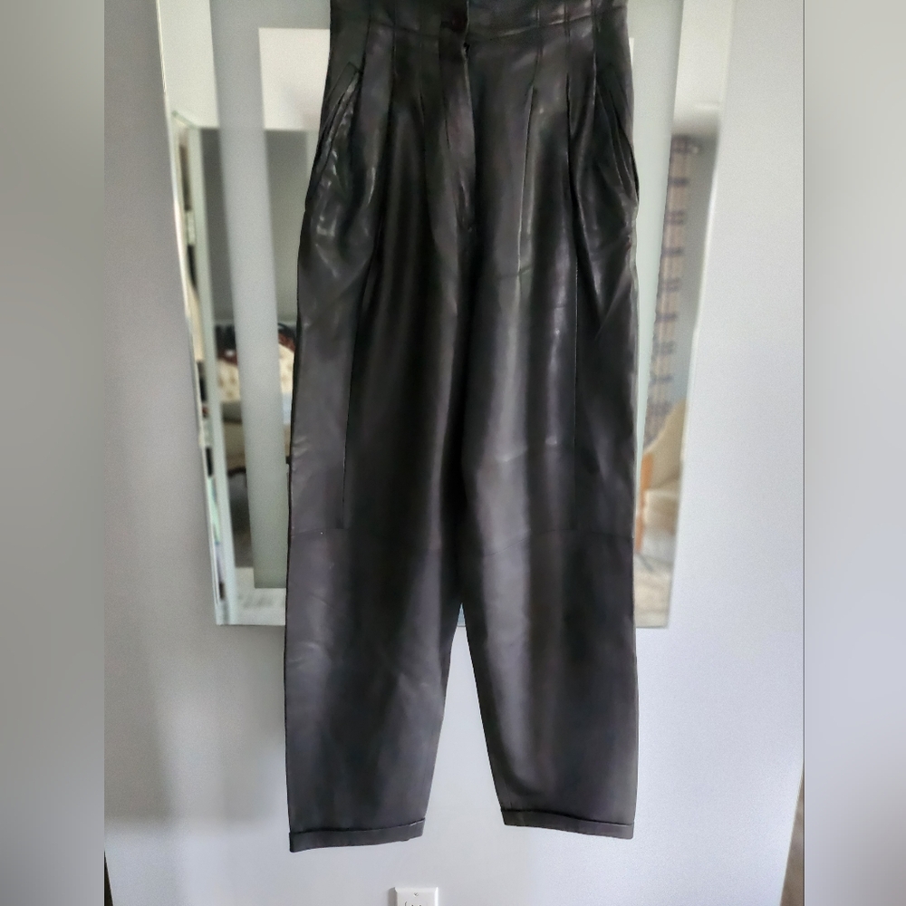 GianFranco Ferre Leather Pants